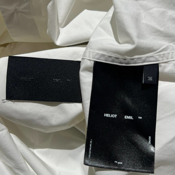 Paneled layered clasp button down - Picture 3 of 4